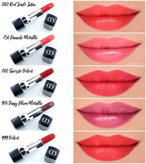 Dior rouge shades